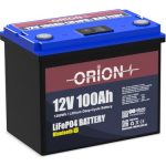 Orion 12V 100A LiFePo4 Bluetooth Ekranlı Akü
