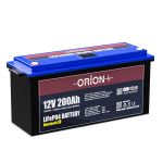 Orion 12V 200A LiFePo4 Bluetooth Ekranlı Akü