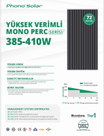 Phone Solar 395W A Class Güneş Paneli Palet Bazlı - Görsel 2